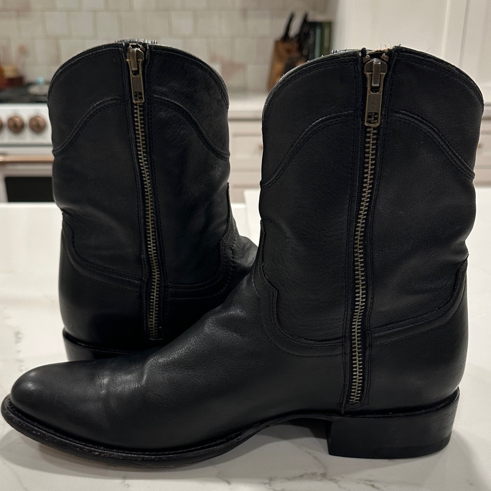 Tecovas The Dean. Black Cowboy Boots - Picture 6 of 9